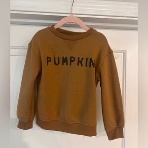Pumpkin Brown Kids Sweatshirt